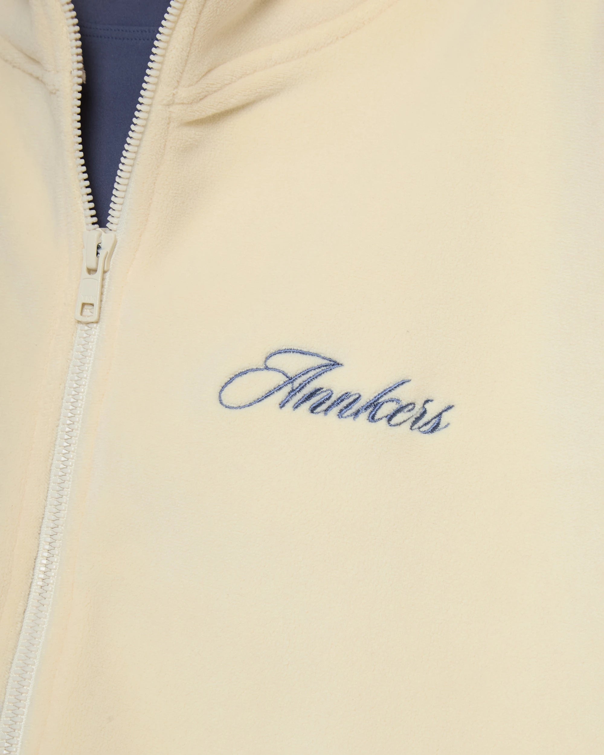Кофта на блискавці DoubleFleece молочного кольору