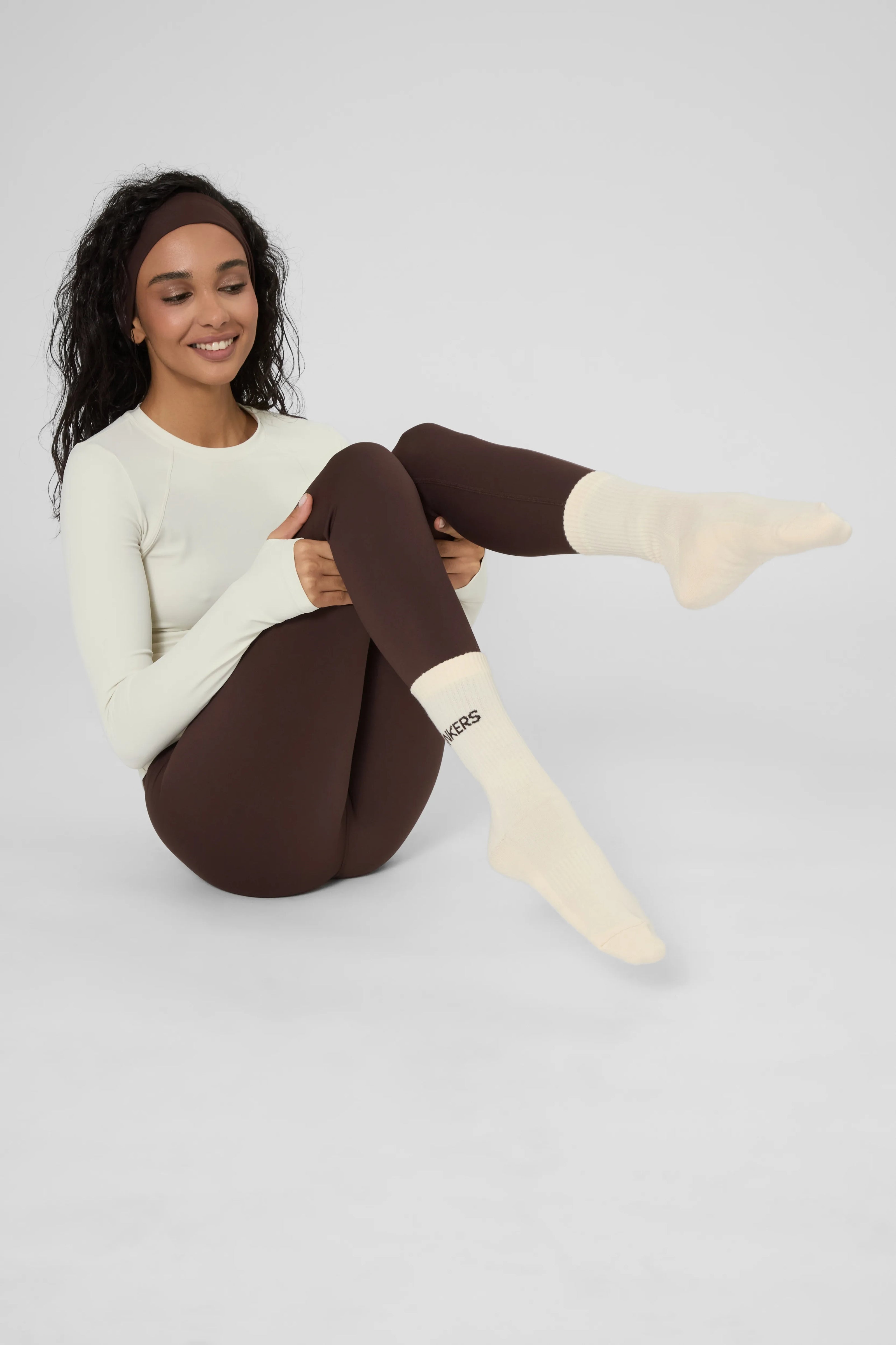 Шкарпетки Annkers — білі/коричневі/молочні (3 пари)