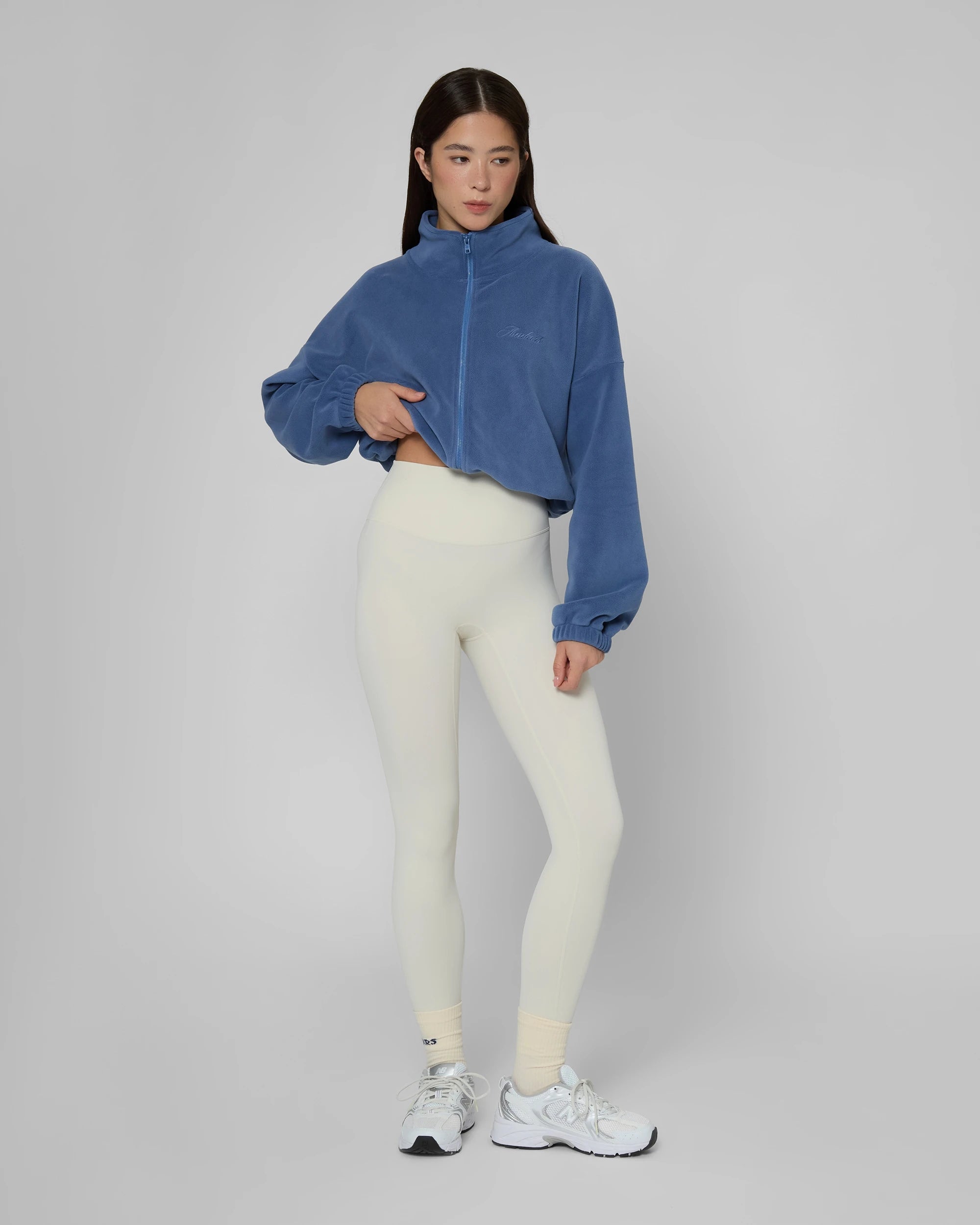 Кофта на блискавці DoubleFleece синя