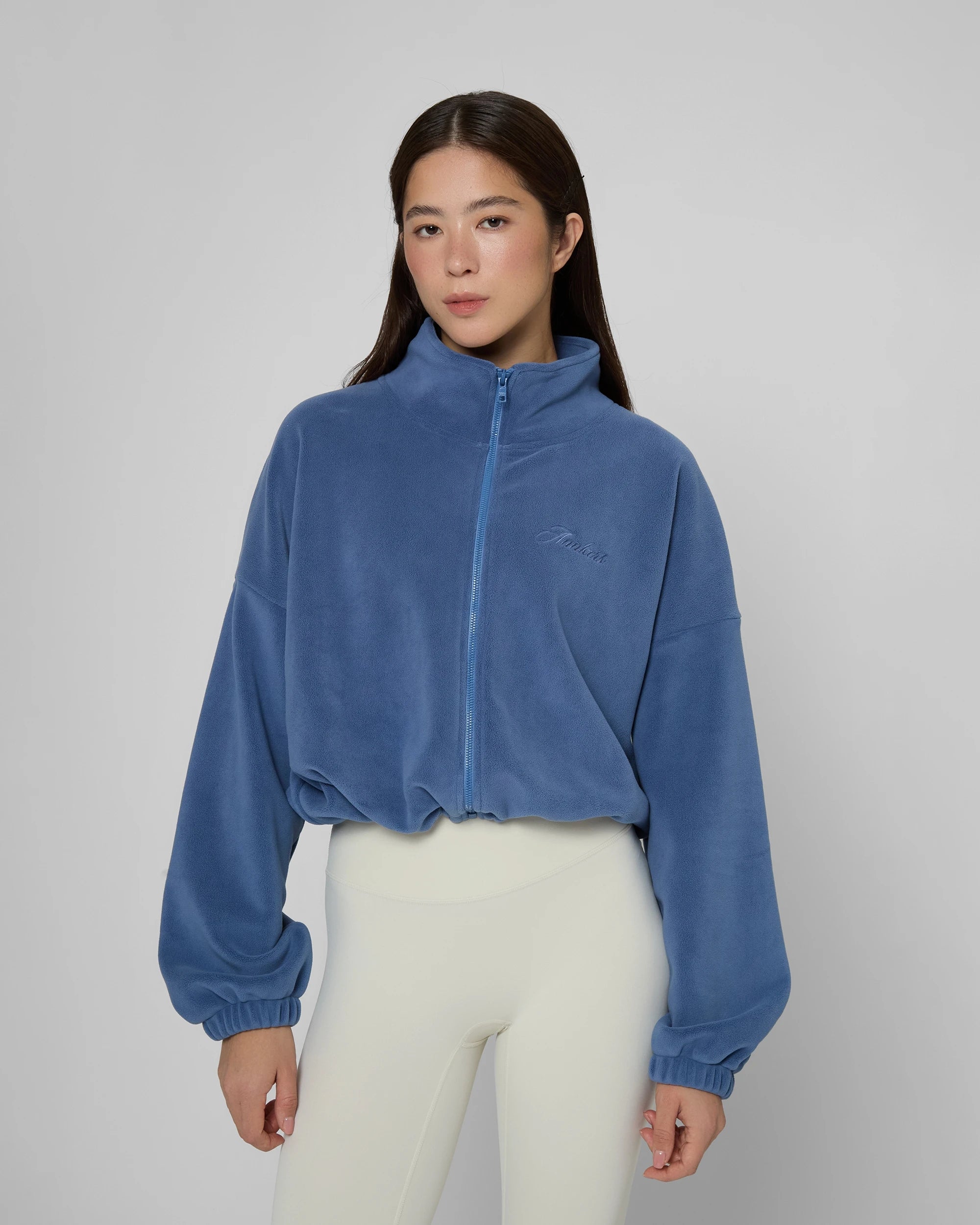 Кофта на блискавці DoubleFleece синя