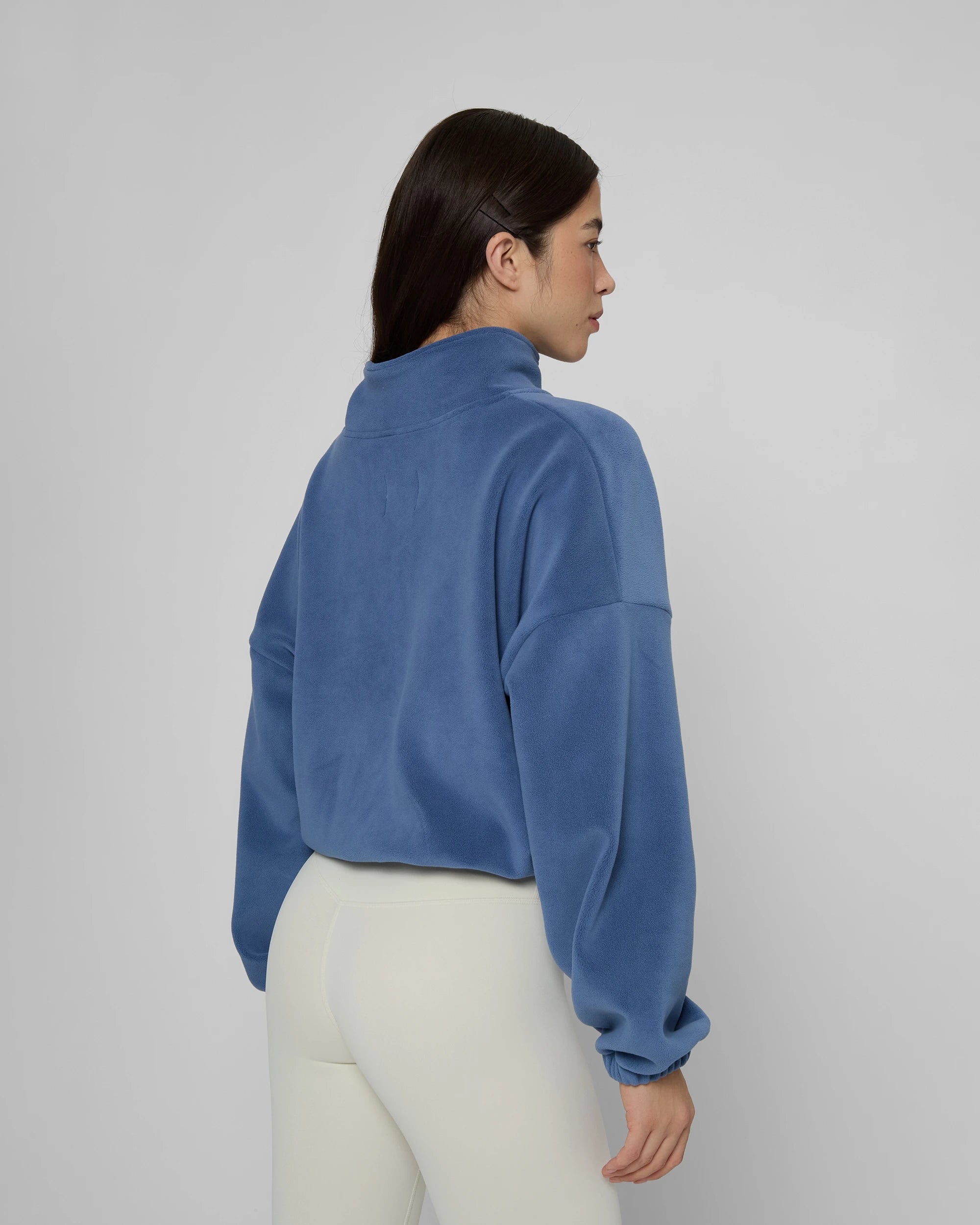 Кофта на блискавці DoubleFleece синя