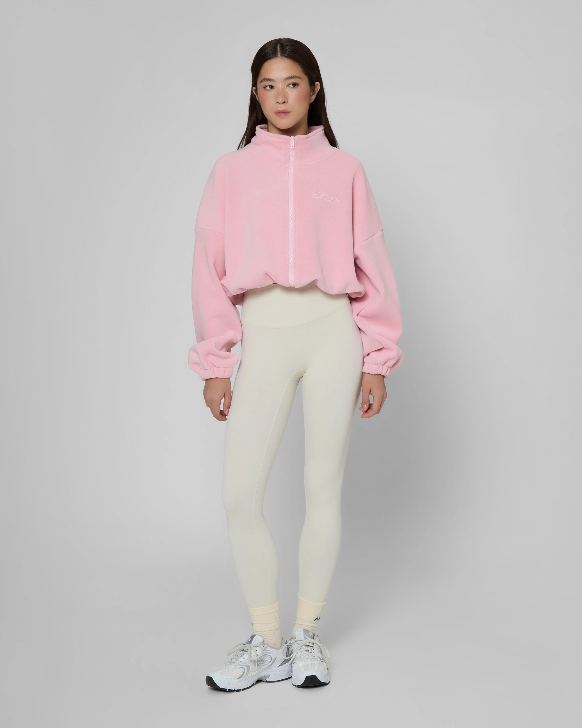 Кофта на блискавці DoubleFleece рожева