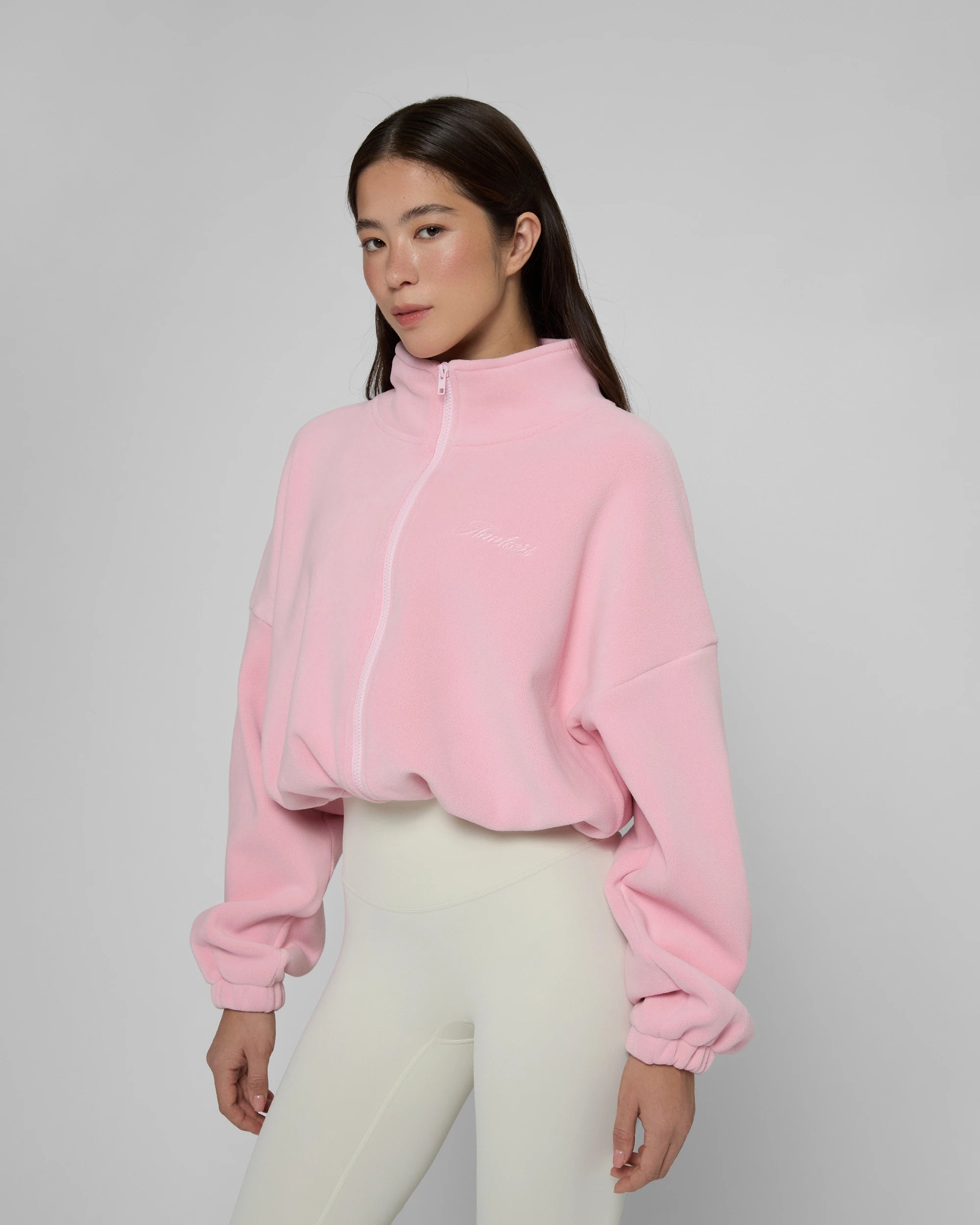 Кофта на блискавці DoubleFleece рожева