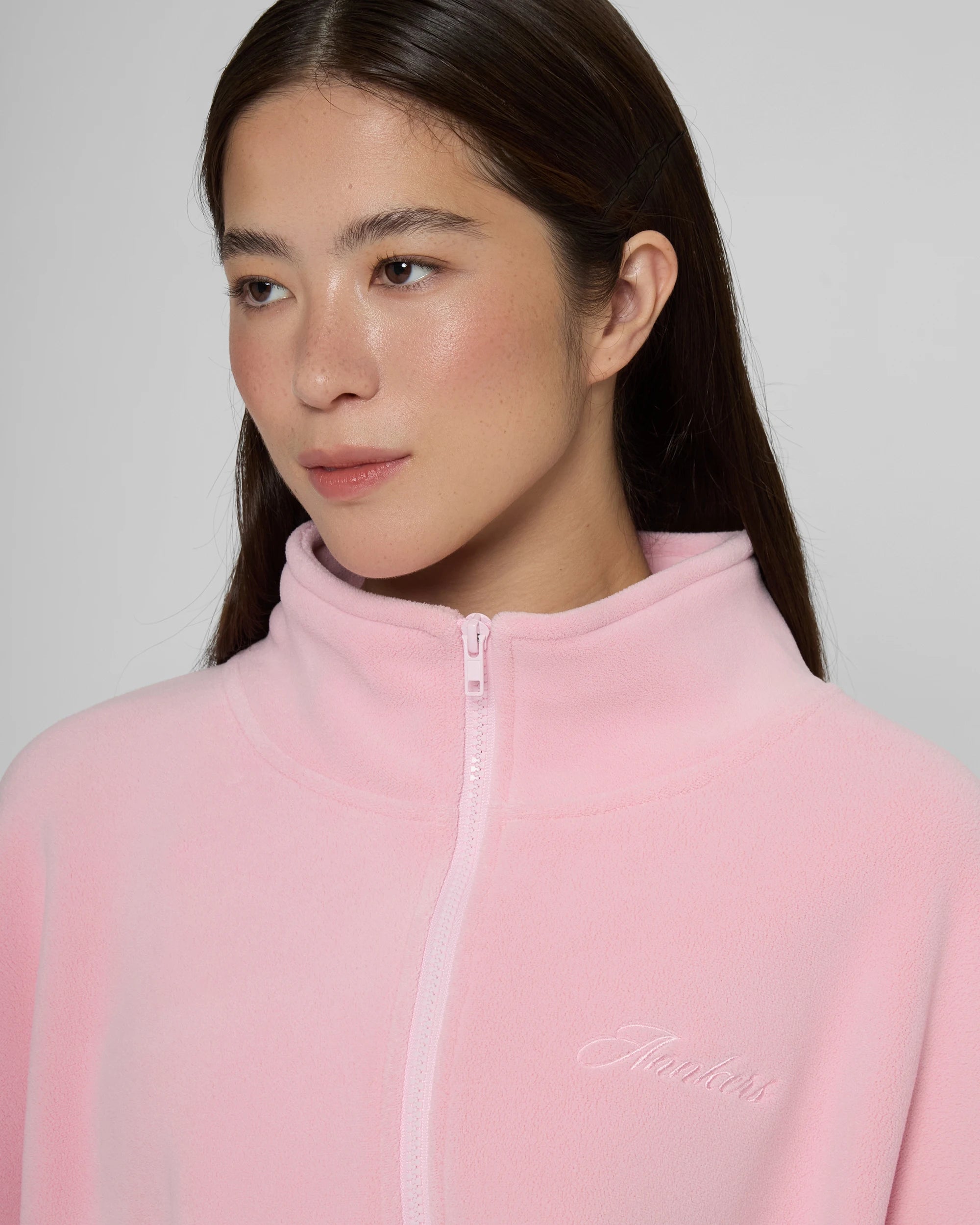 Кофта на блискавці DoubleFleece рожева
