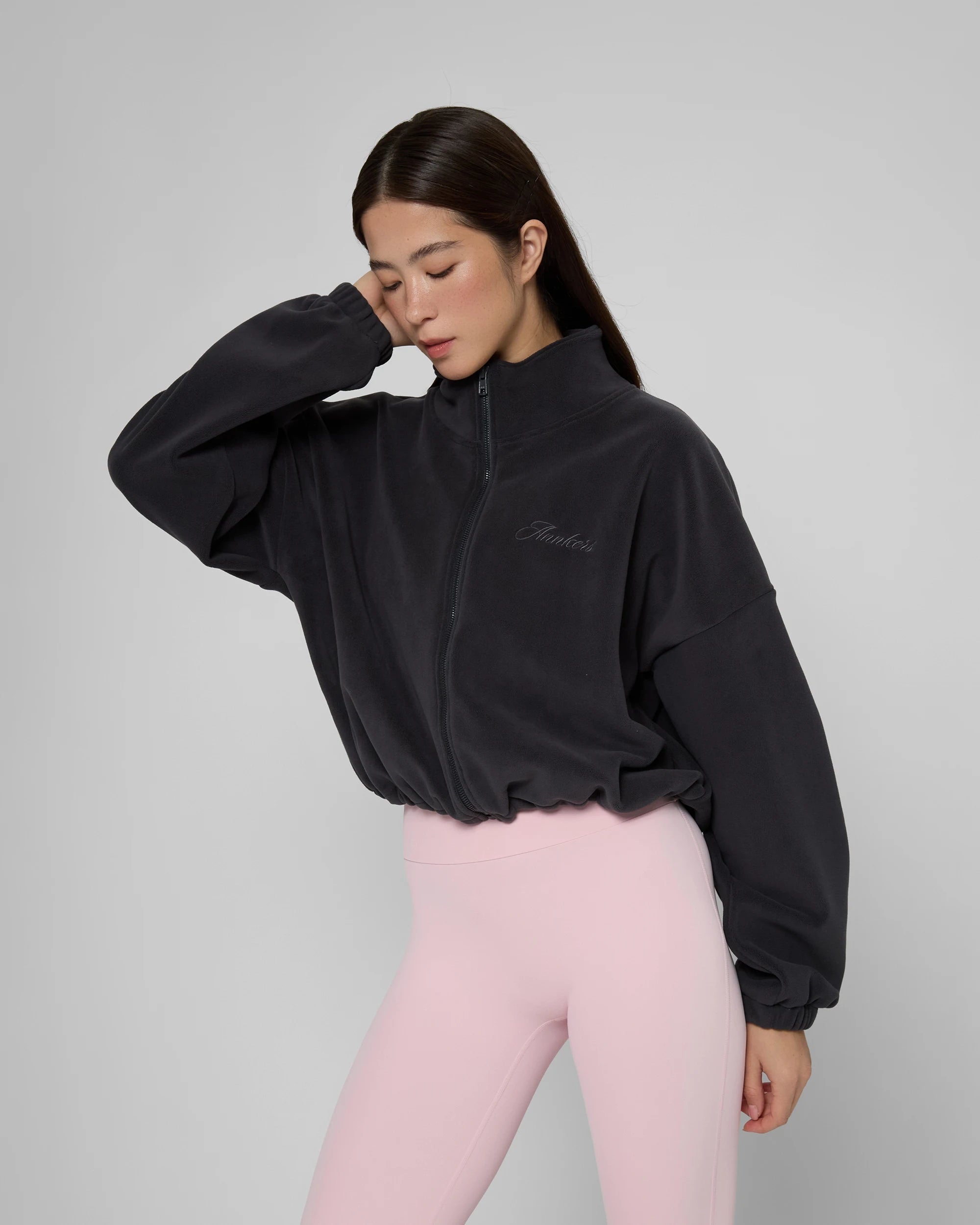Кофта на блискавці DoubleFleece графіт