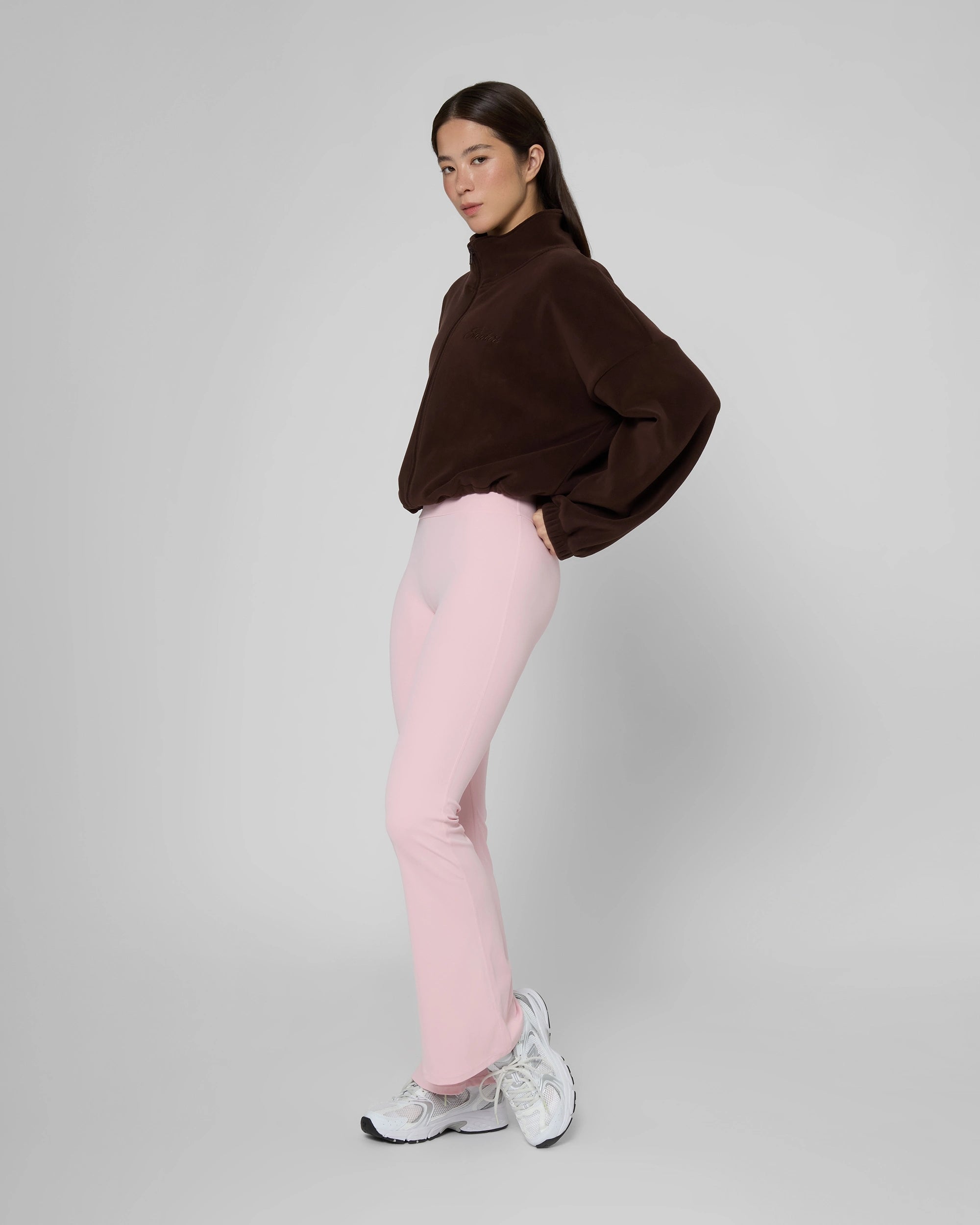 Кофта на блискавці DoubleFleece коричнева
