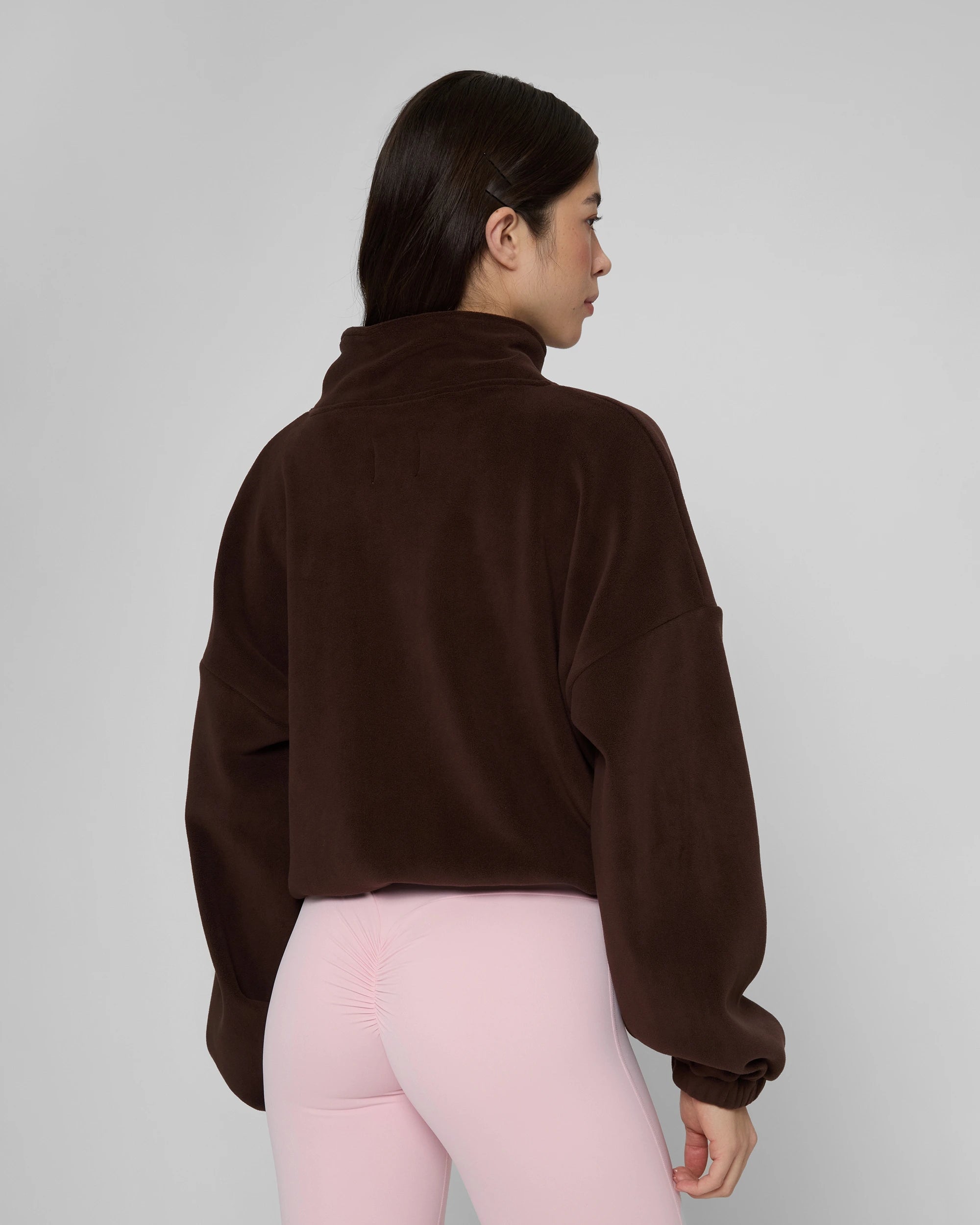 Кофта на блискавці DoubleFleece коричнева