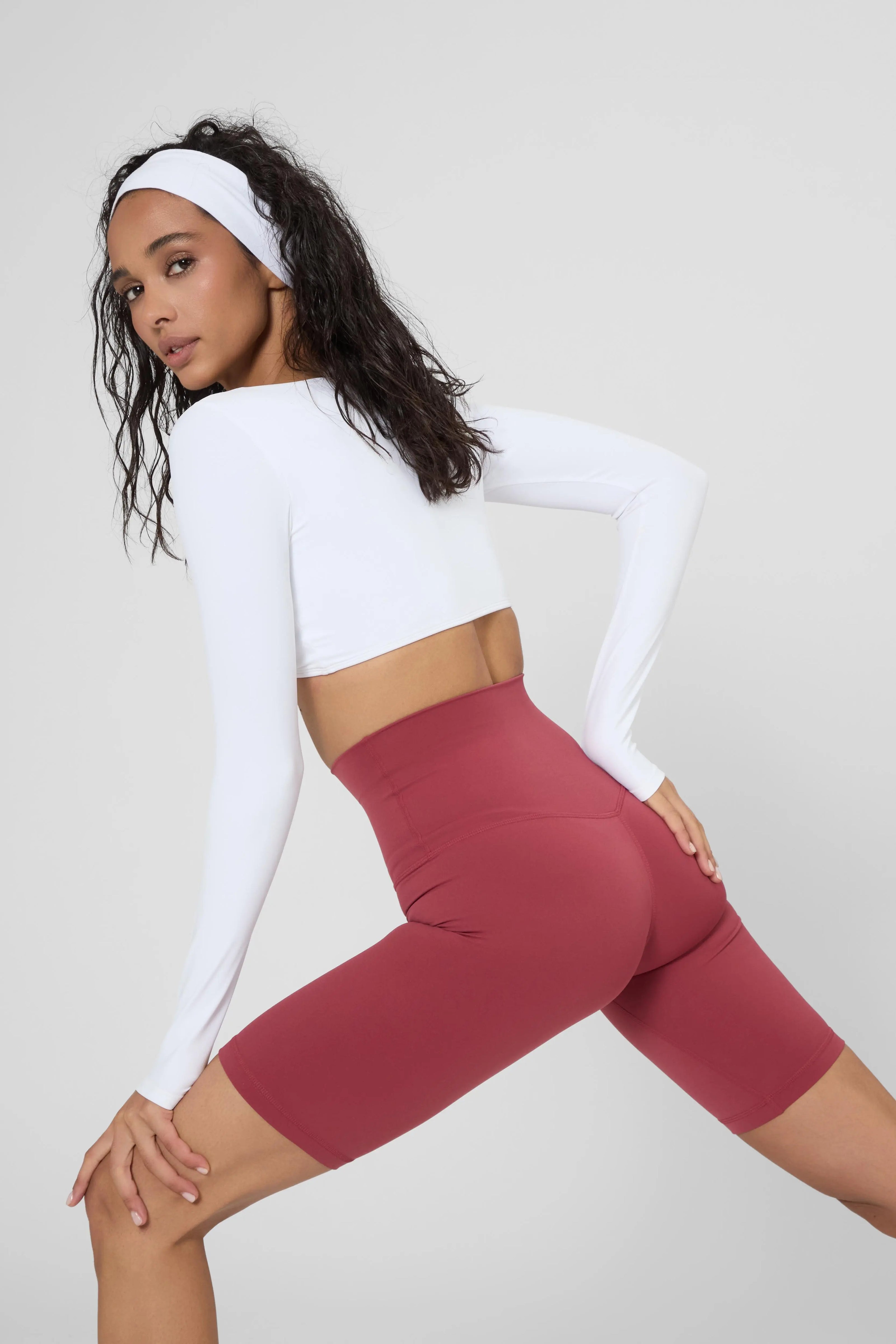 Базові велосипедки кольору бургунді