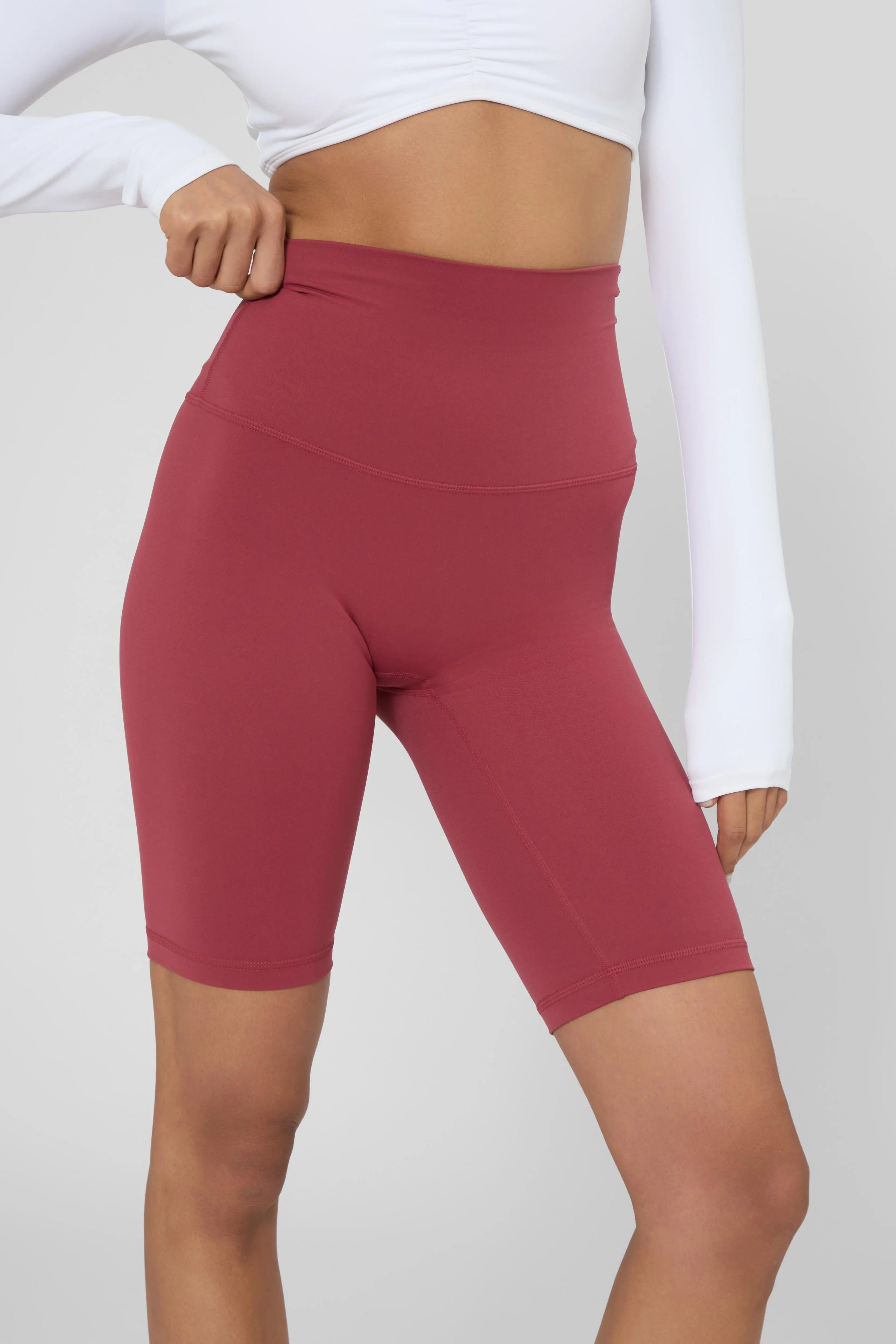 Базові велосипедки кольору бургунді