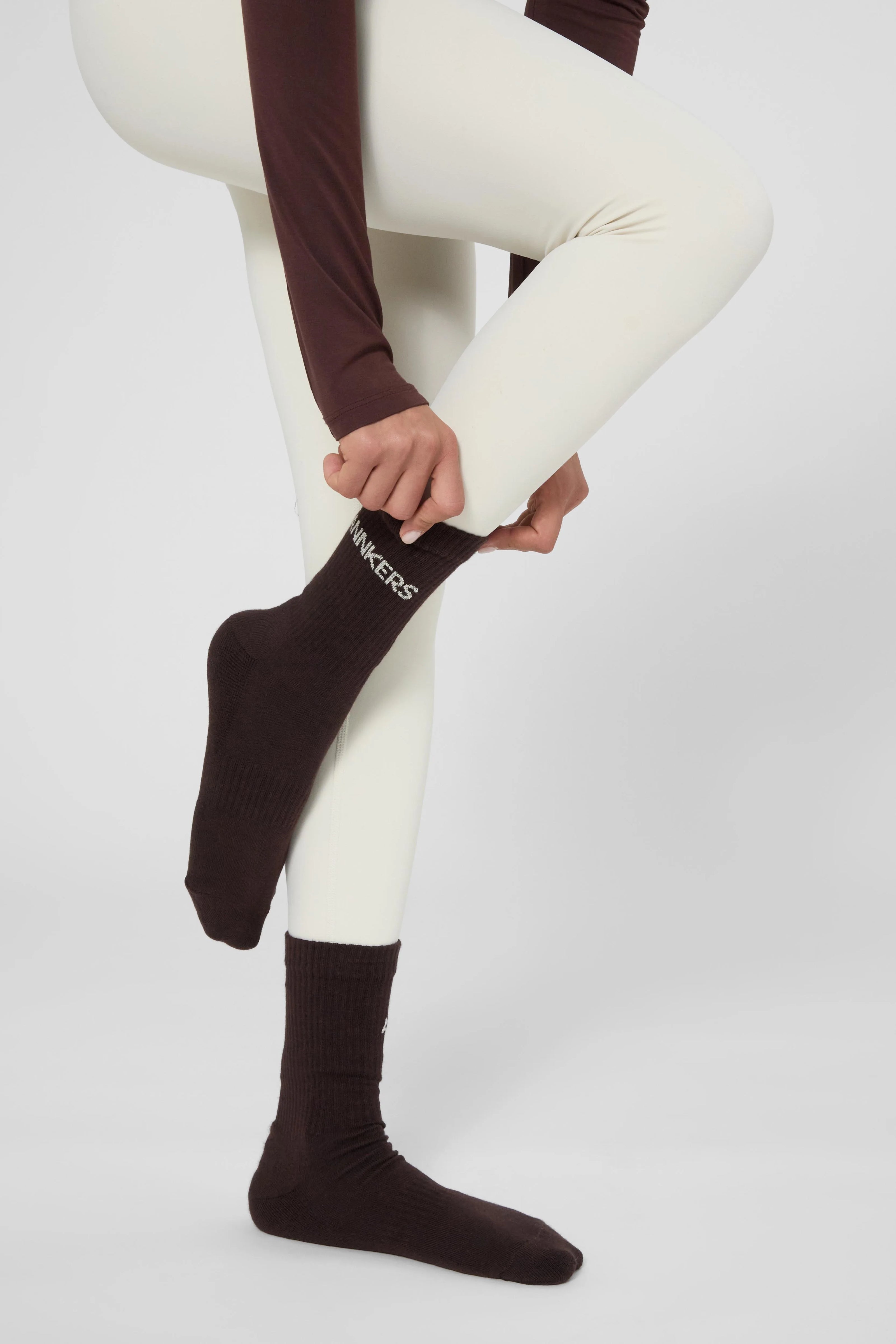 Шкарпетки Annkers — білі/коричневі/молочні (3 пари)