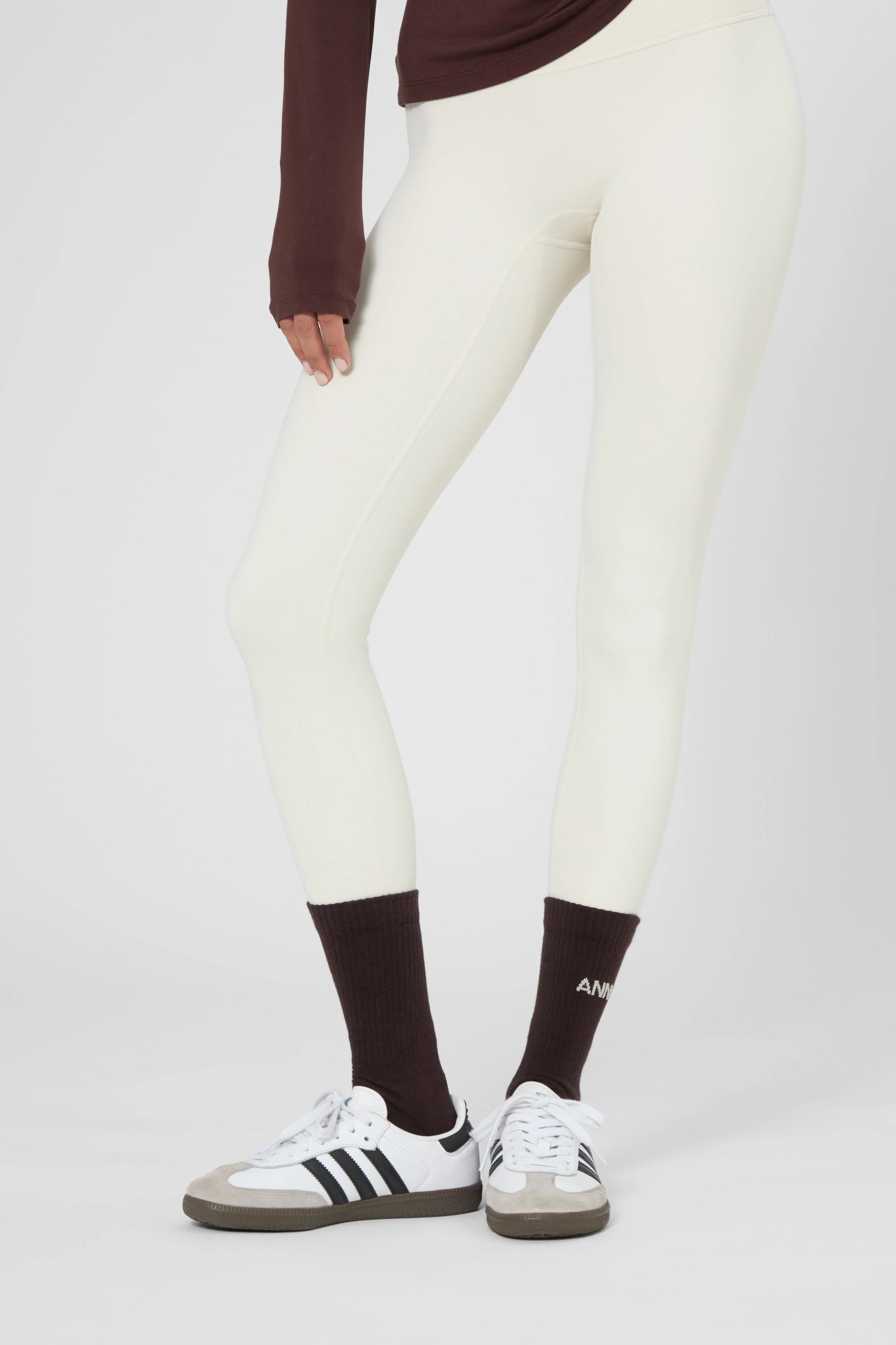 Шкарпетки Annkers — білі/коричневі/молочні (3 пари)