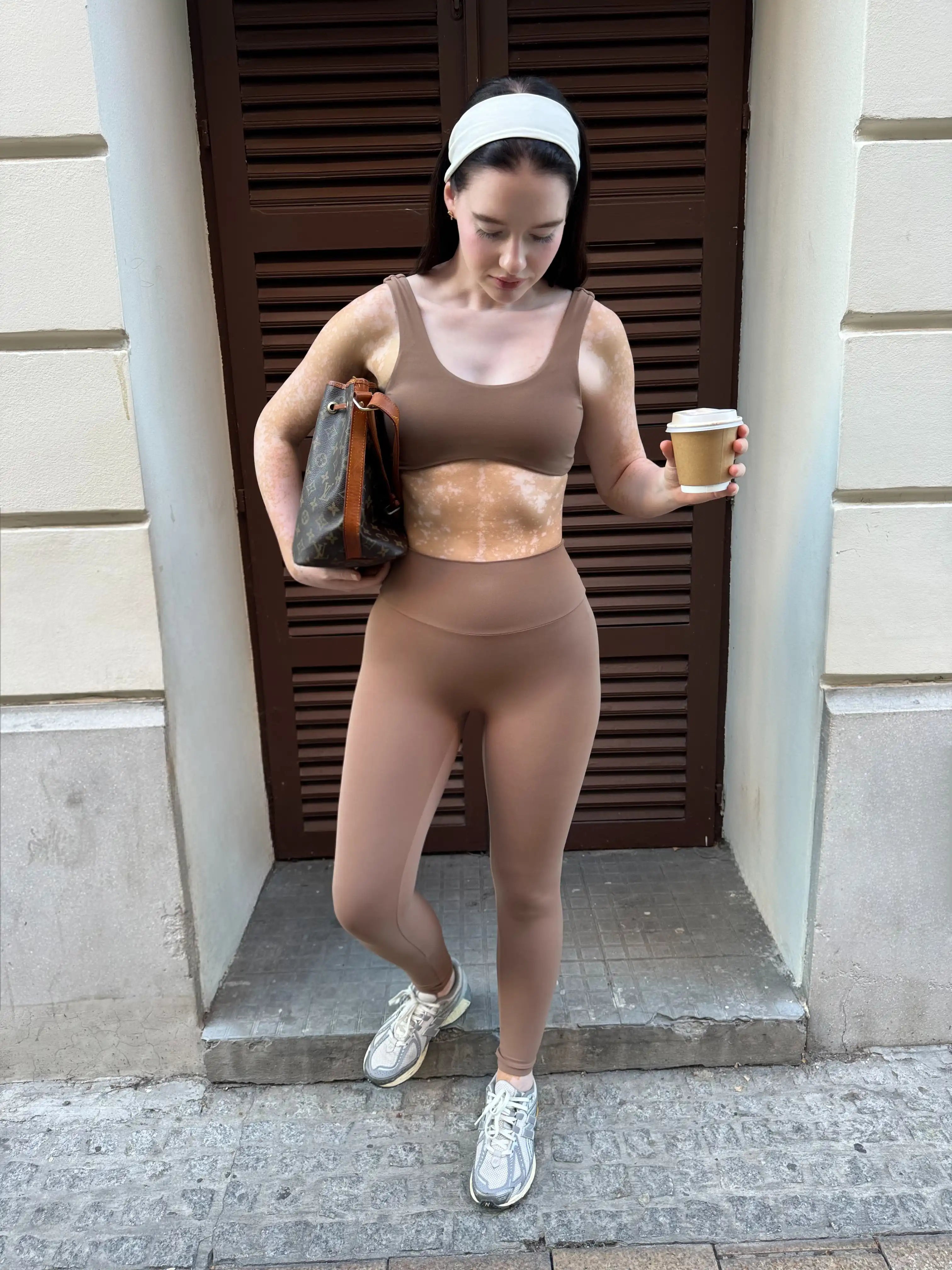 Push-up легінси кольору мокко